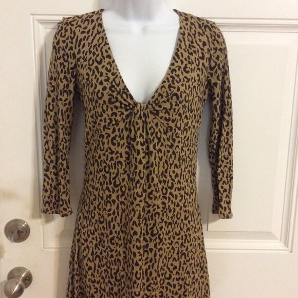 Ann Taylor Loft Animal Print Dress NWOT - Picture 3 of 8